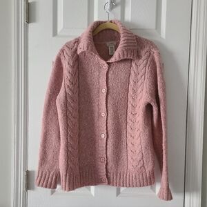 LL Bean Vintage Wool Blend Cardigan